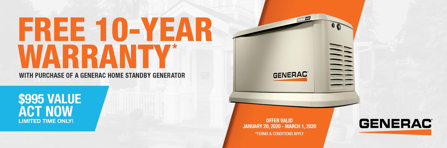 Homestandby Generator Deal | Warranty Offer | Generac Dealer | COLORADO SPRINGS, CO